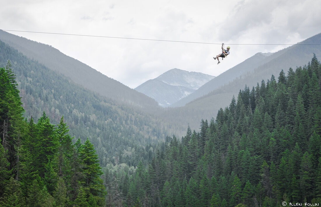 Try ziplining as a fun and safe activity to do in any kind of weather.